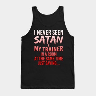 Funny Gift For Personal Fitness Trainer Tank Top